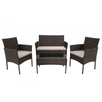 Набор мебели Доминика SFS003 темно-коричневый, серый